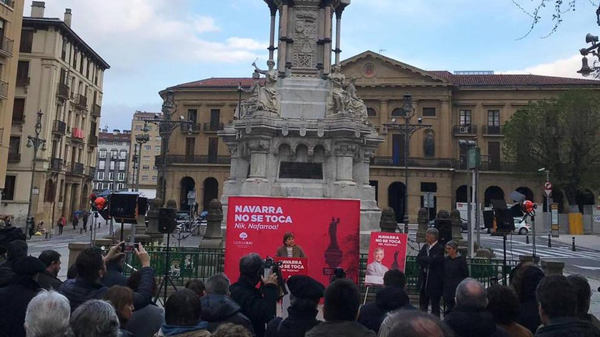 Geroa Bai se presenta como la "voz necesaria" en los ataques al autogobierno