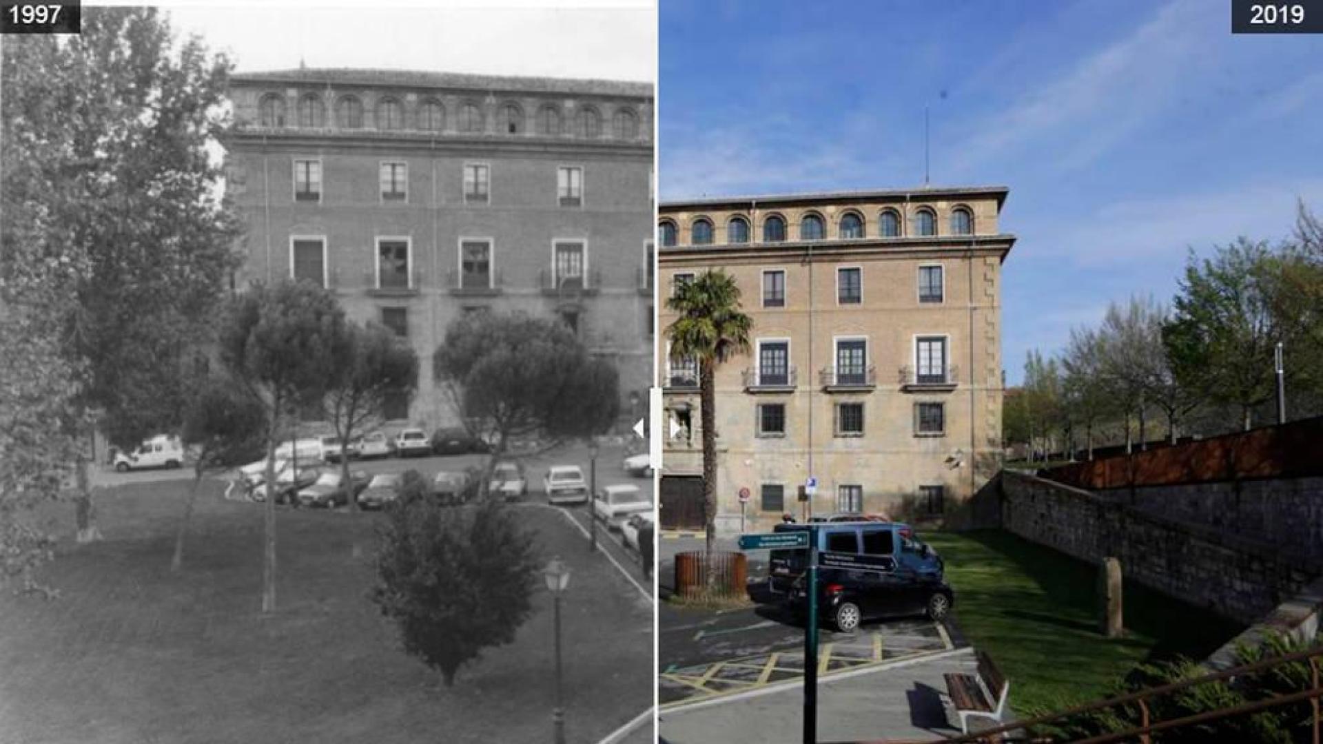 IMAGEN INTERACTIVA | Cuando cambió... La plaza Santa María la Real