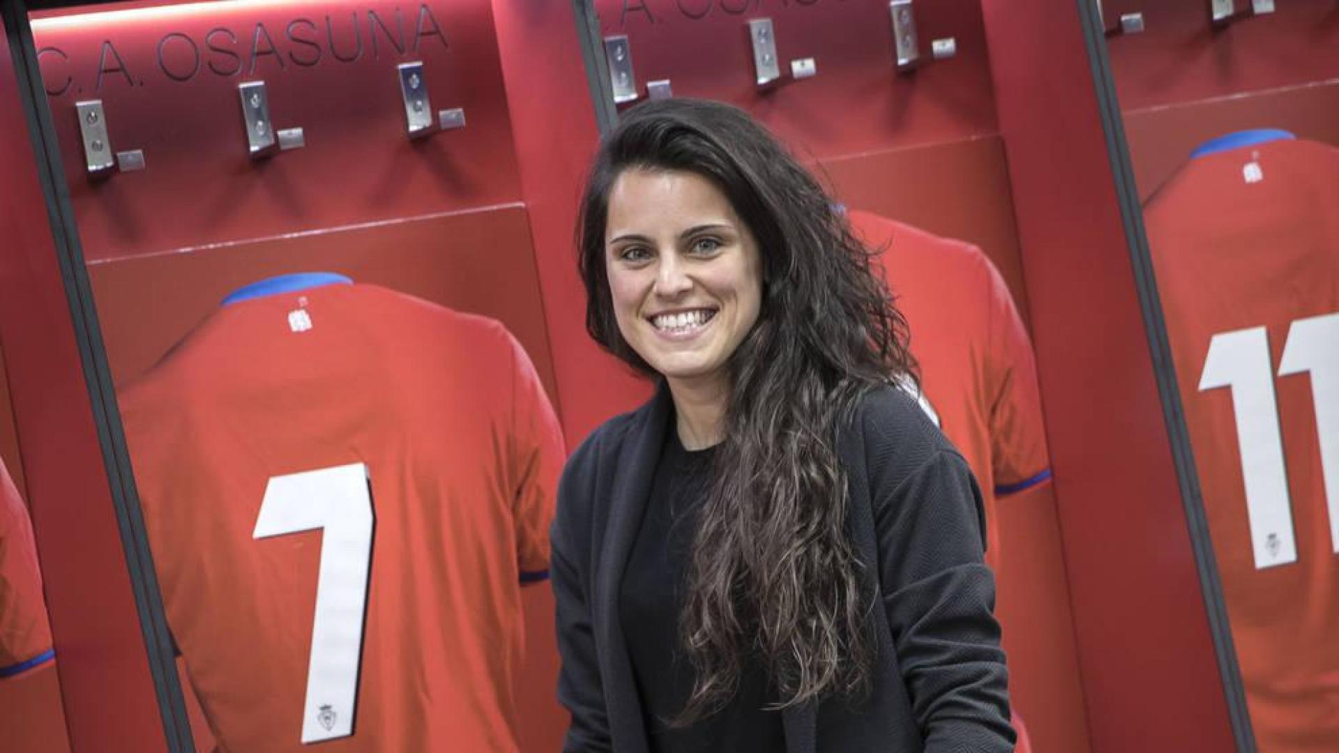 Miriam Rivas, la patinadora que marcó gol en El Sadar