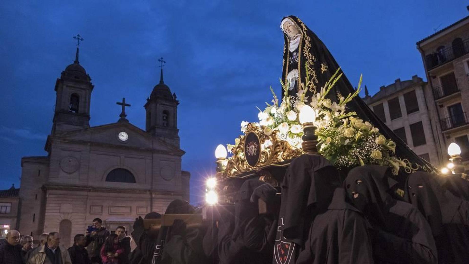 La exposición de La Dolorosa en San Miguel inicia la Semana Santa