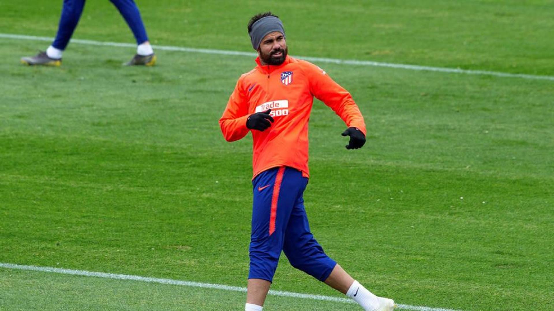 Diego Costa retoma los entrenamientos con normalidad un día después