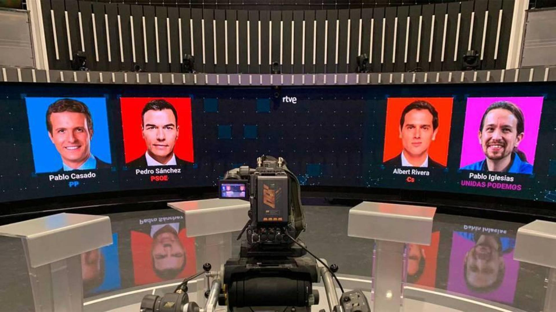 El debate a cuatro de RTVE, el menos visto de la historia