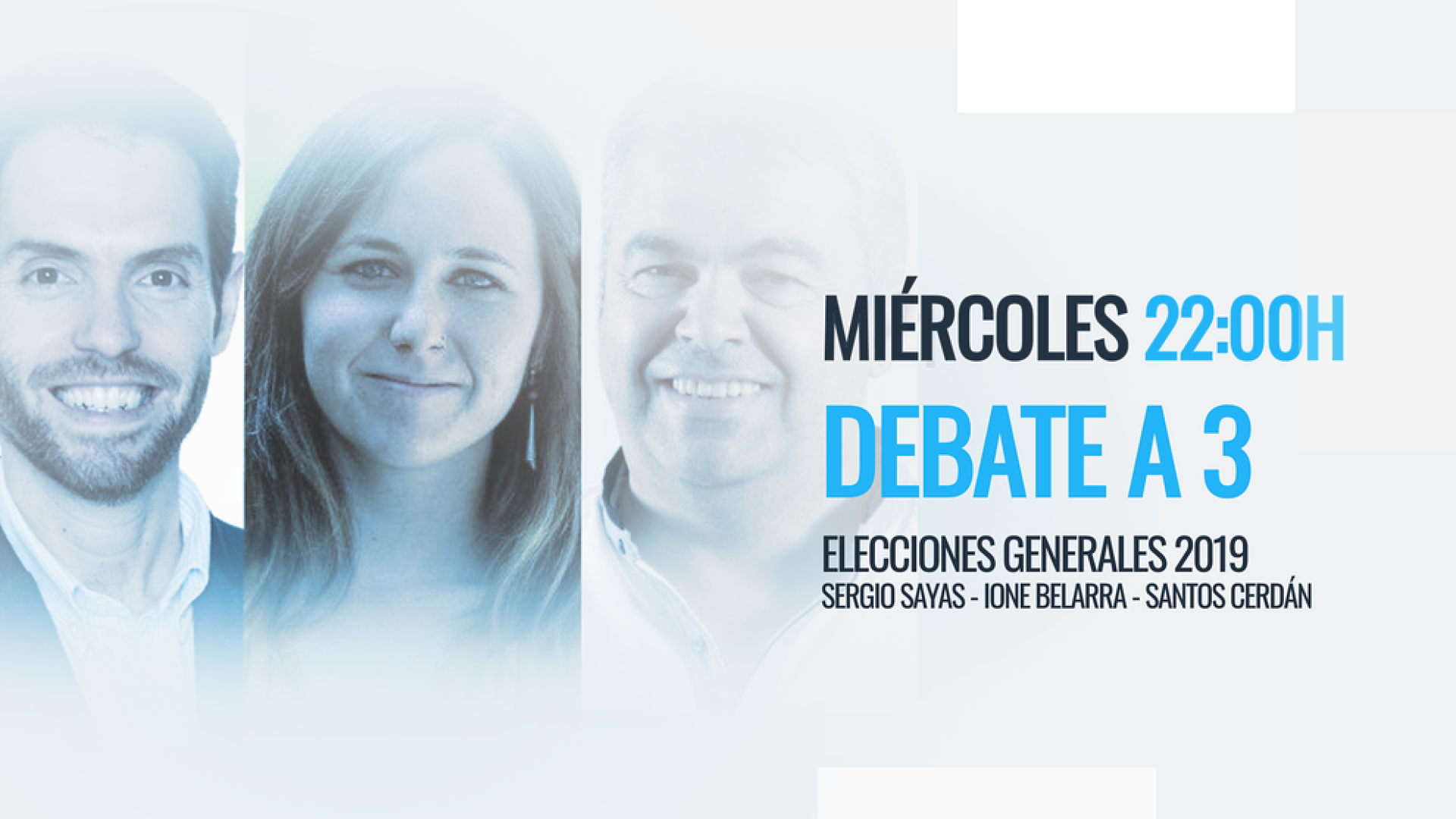 Navarra TV acoge este miércoles el debate entre Navarra Suma, Unidas Podemos y PSN
