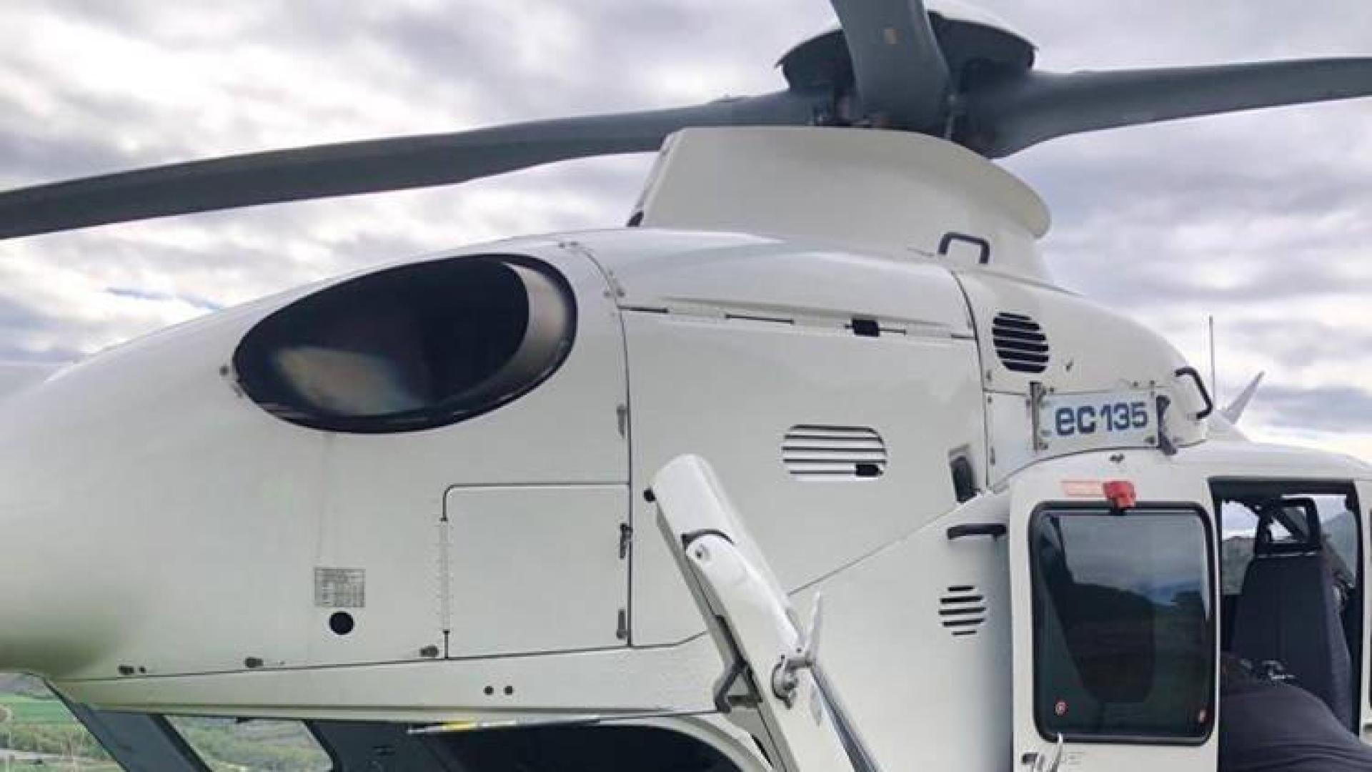 Trasladado en helicóptero al CHN tras ser hallado inconsciente en Gallipienzo