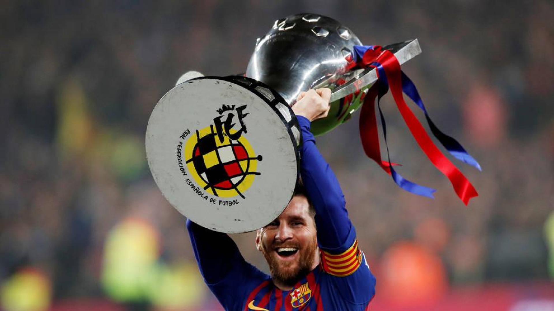 Messi hace al Barcelona campeón de Liga