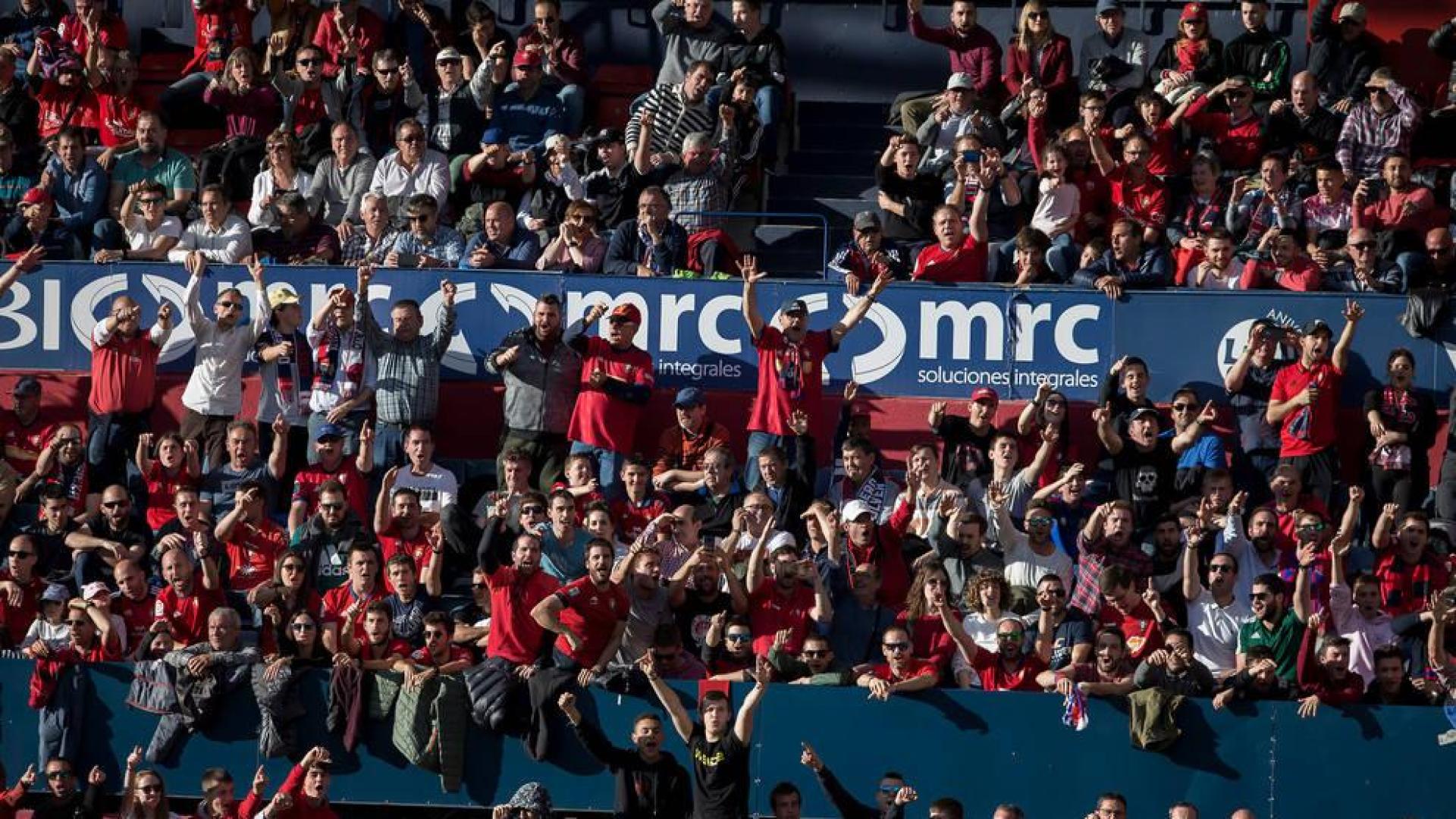 El gol de Unai García hizo saltar el automático de la megafonía en El Sadar