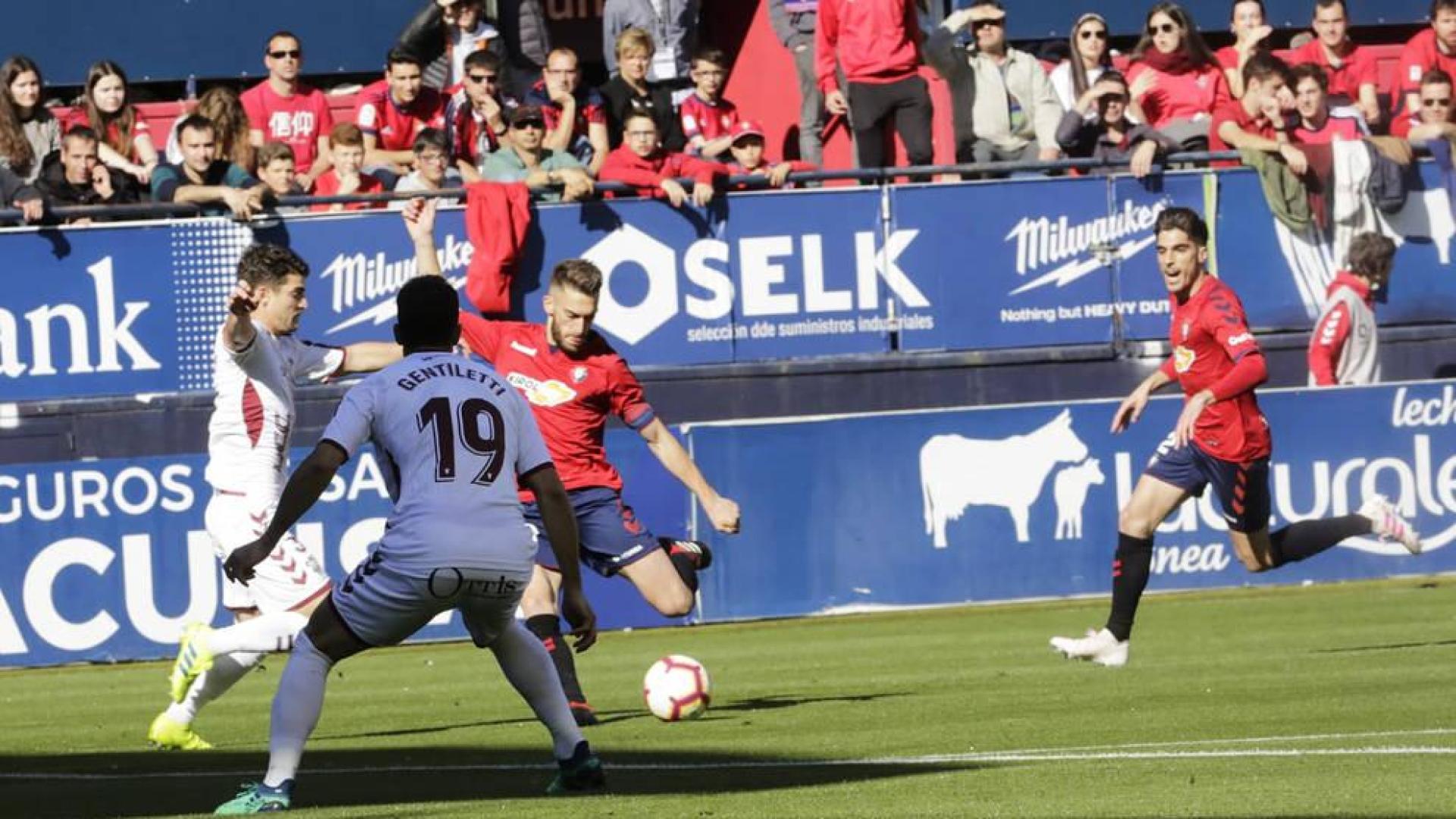 Osasuna tumba al Albacete y pone el ascenso a tiro