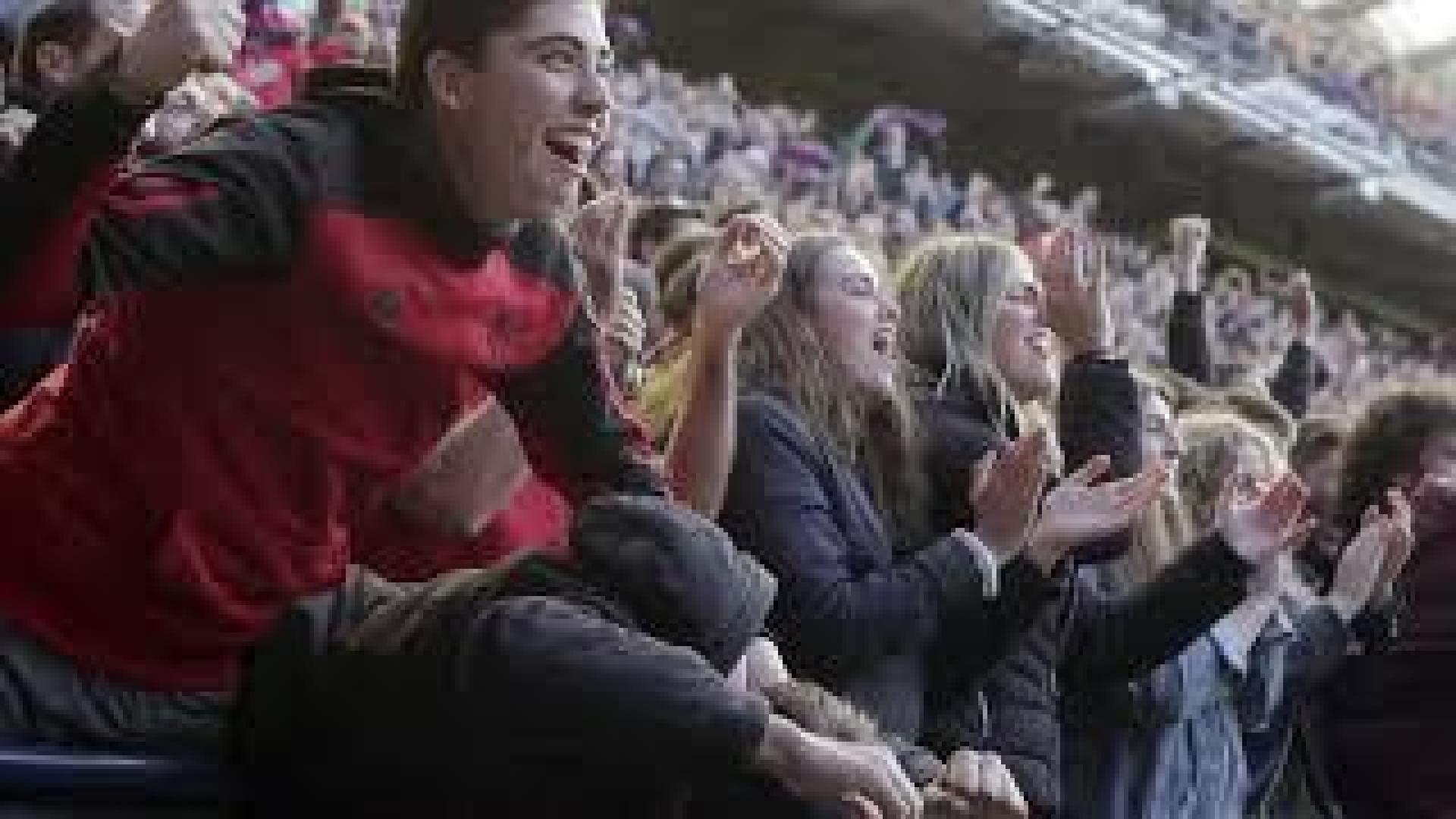Así sonó El Sadar desde dentro en la victoria de Osasuna contra el Albacete