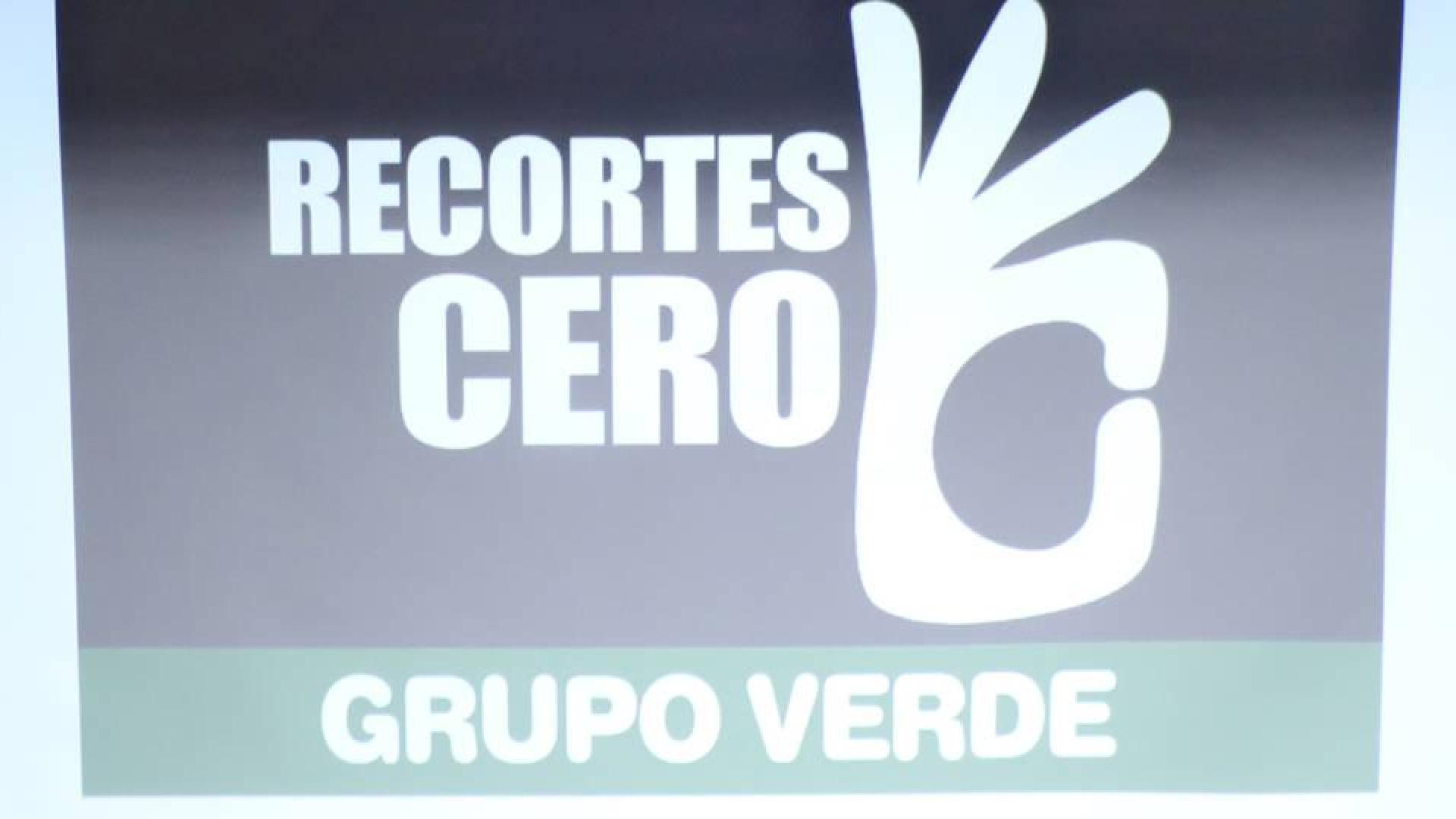 Logotipo de Recortes Cero-Grupo Verde.