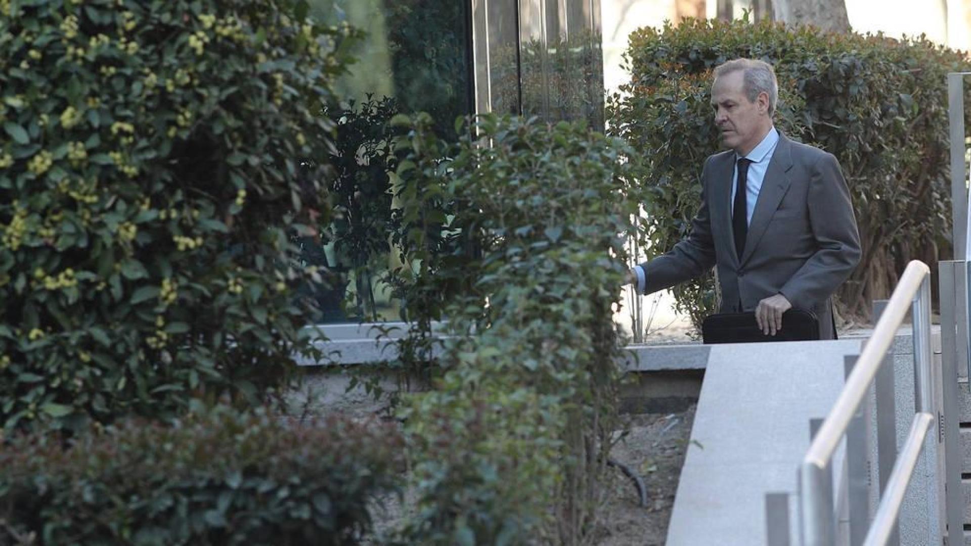 El exdirector general de Supervisión del Banco de España Jerónimo Martínez Tello llega a la Audiencia Nacional para declarar por la salida a bolsa de Bankia.