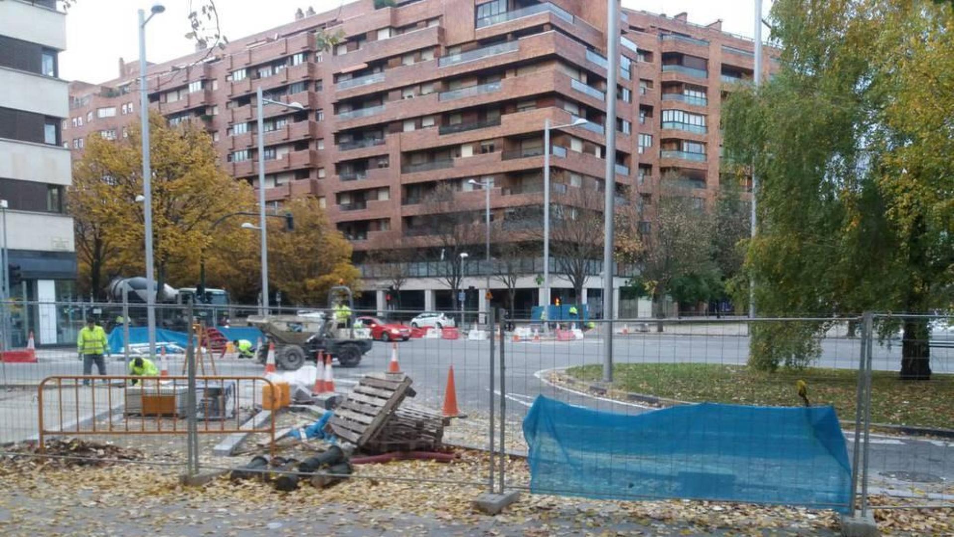 Obras en Pío XII.