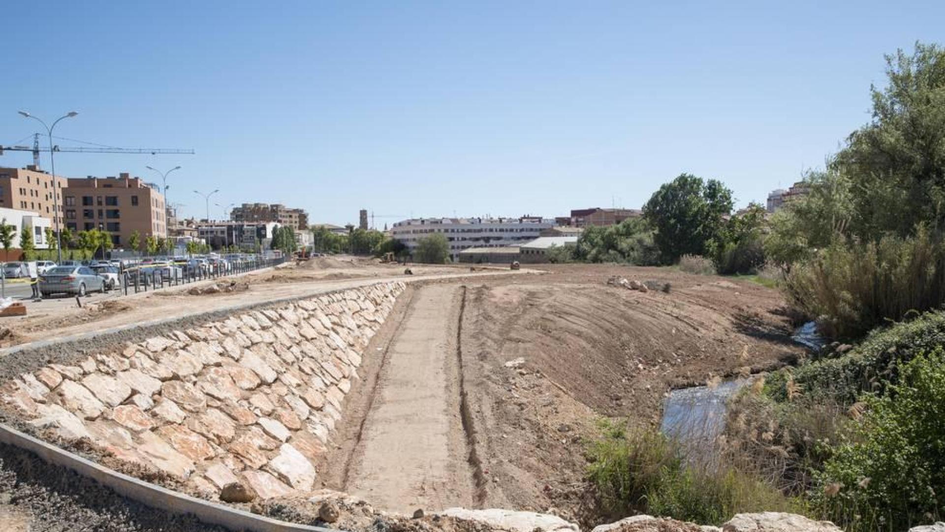 El parque del Queiles de Tudela contará con un carril bici separado del paseo peatonal