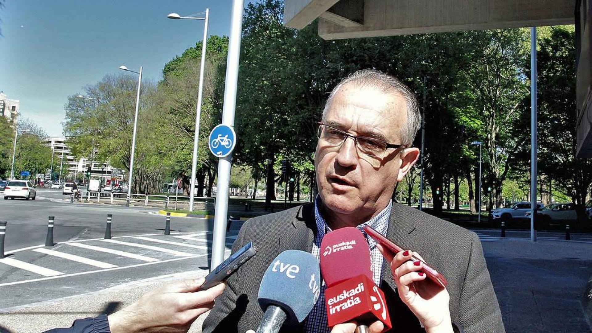 El candidato de Navarra Suma a la Alcaldía de Pamplona, Enrique Maya.