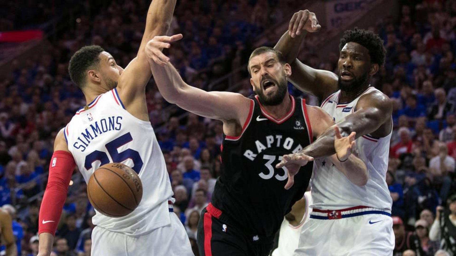 Embiid funde a Marc Gasol y pone a los Sixers por delante