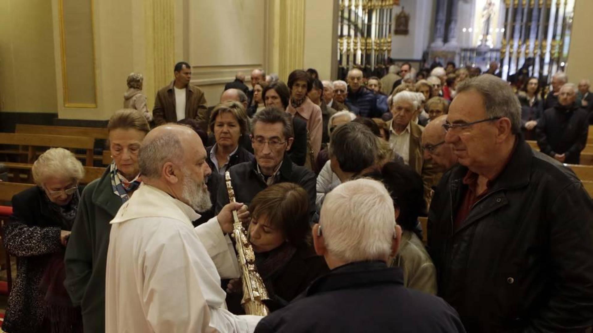 Pamplona despidió este domingo a la figura de San Miguel de Aralar