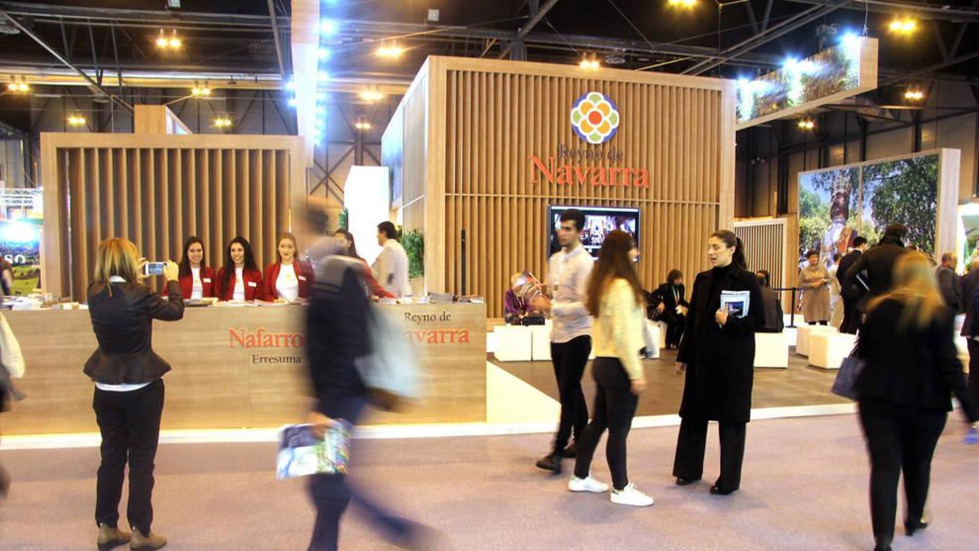 Stand de Navarra en Fitur.