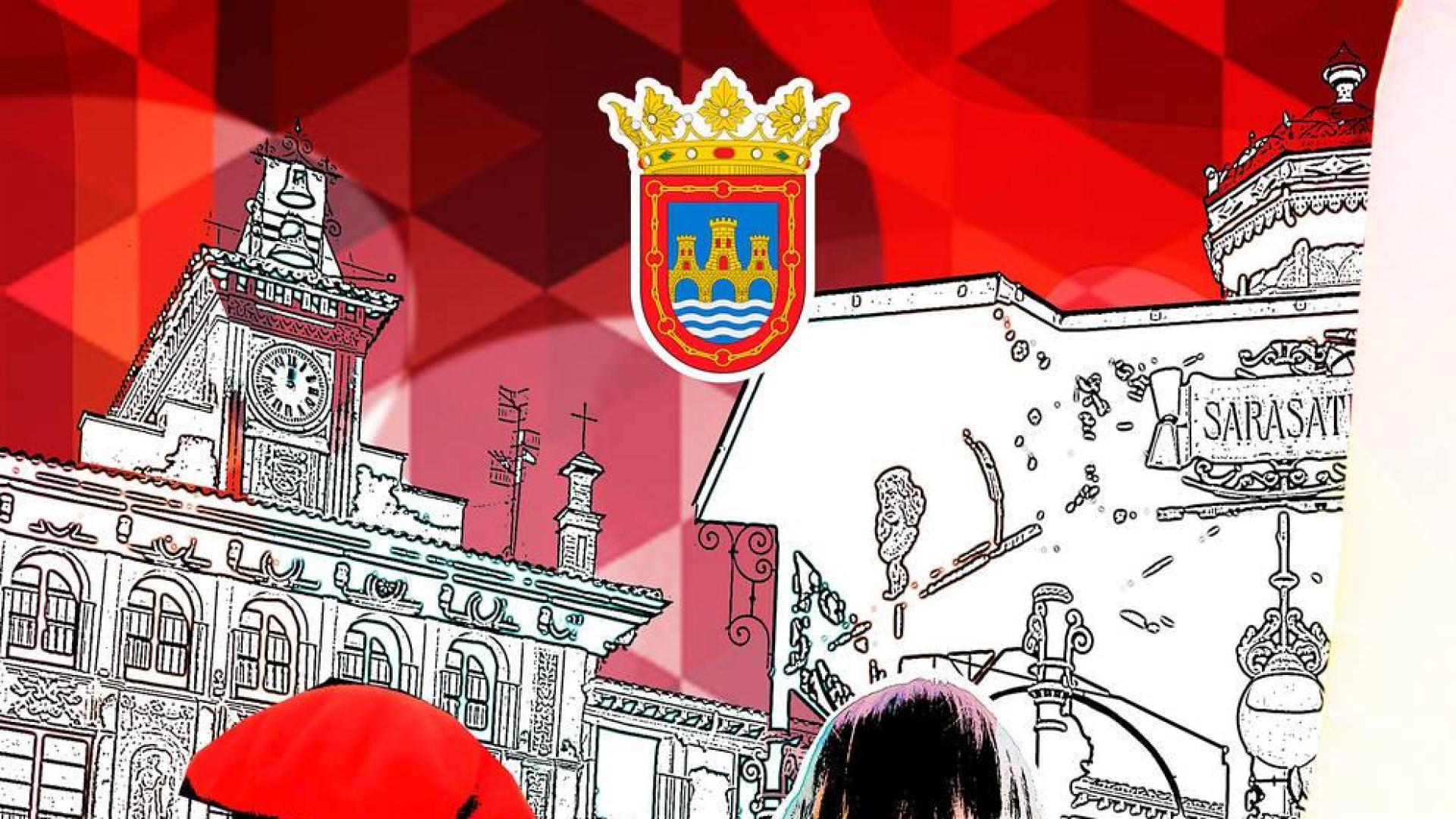 Laura Casajús gana el concurso de carteles de las fiestas de Tudela
