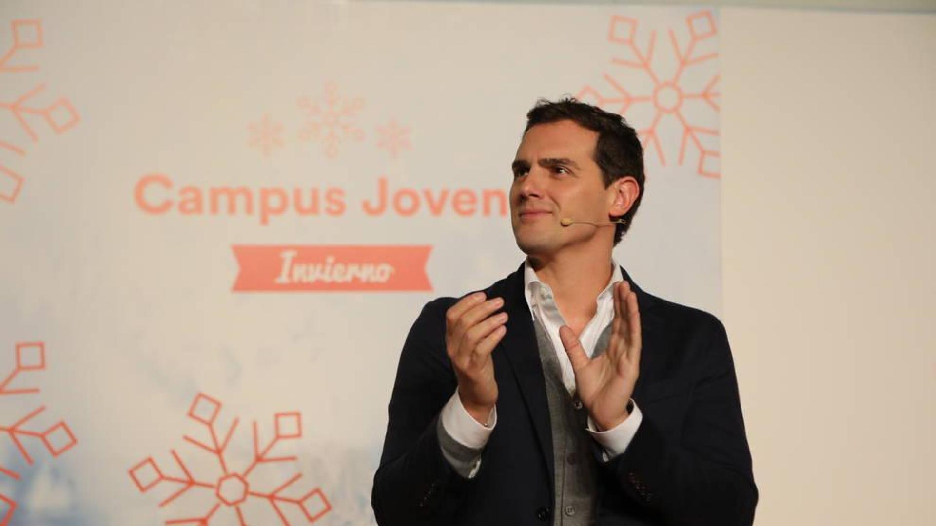 Albert Rivera, en Pamplona: "No podemos renunciar ni a un palmo de este país"