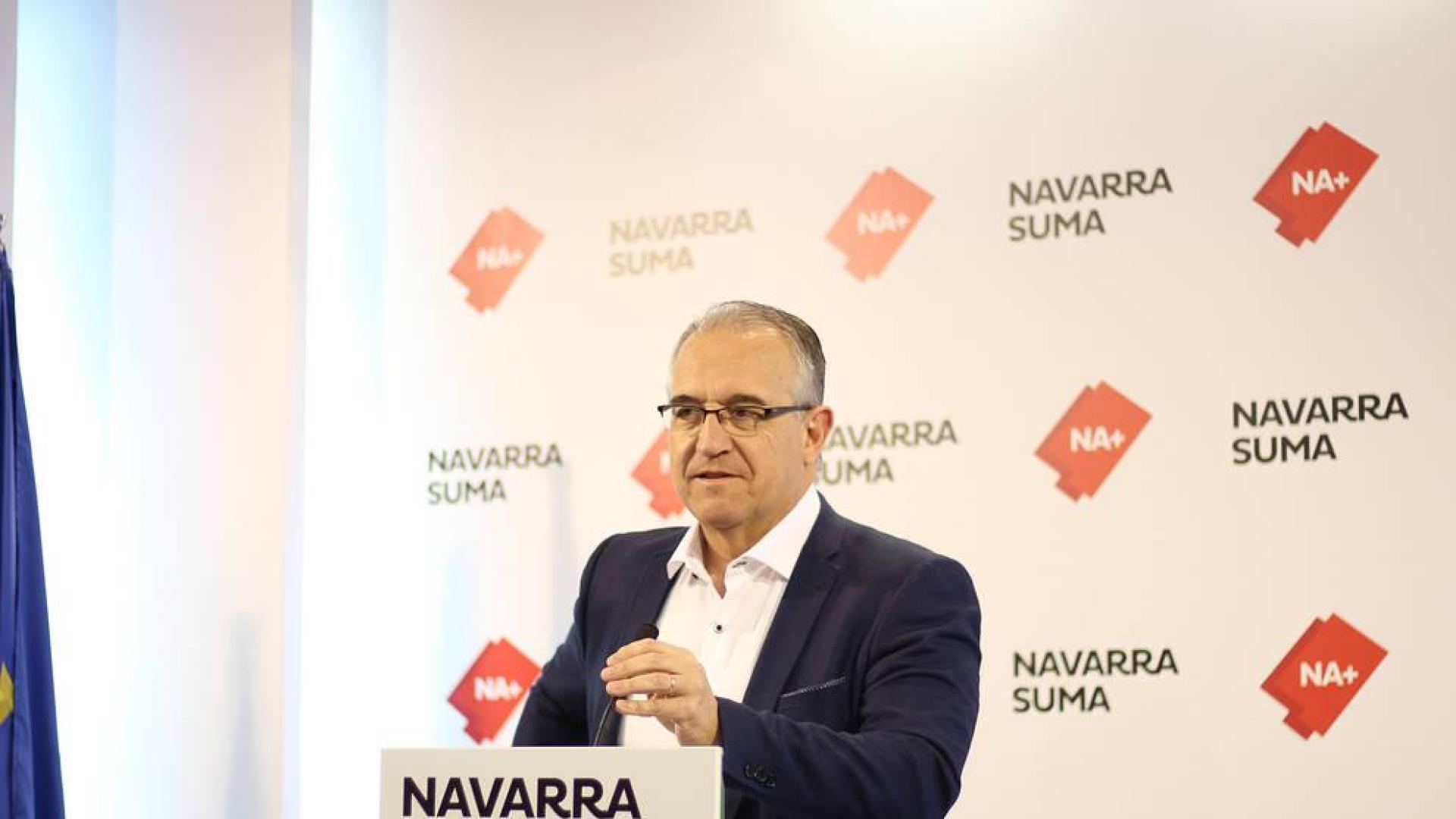 Enrique Maya, en la presentación del programa de Navarra Suma para Pamplona.