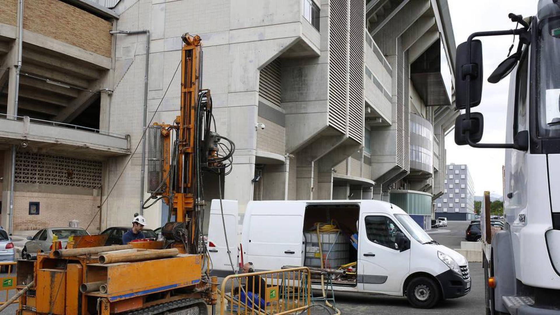 Comienza la reforma de El Sadar con un estudio geotécnico