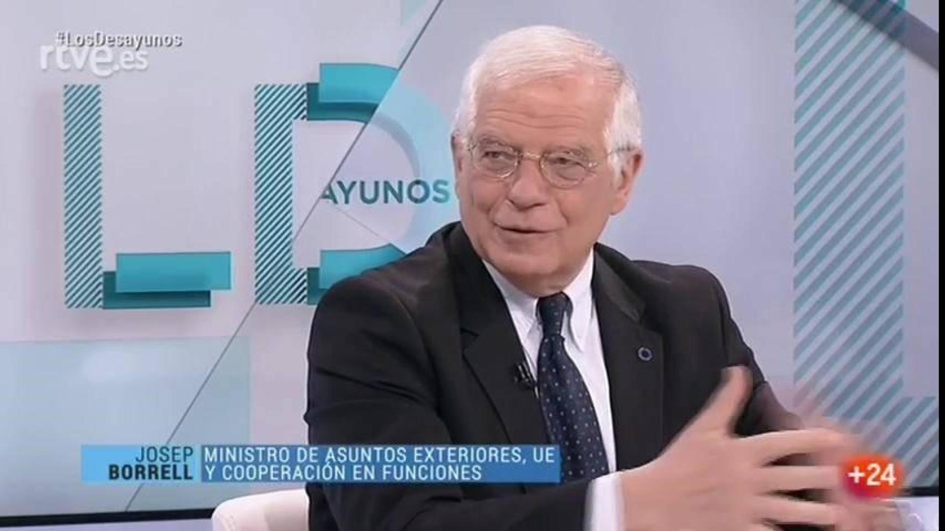 Borrell acusa a EE UU de ir como "un cowboy" en Venezuela y defiende el diálogo