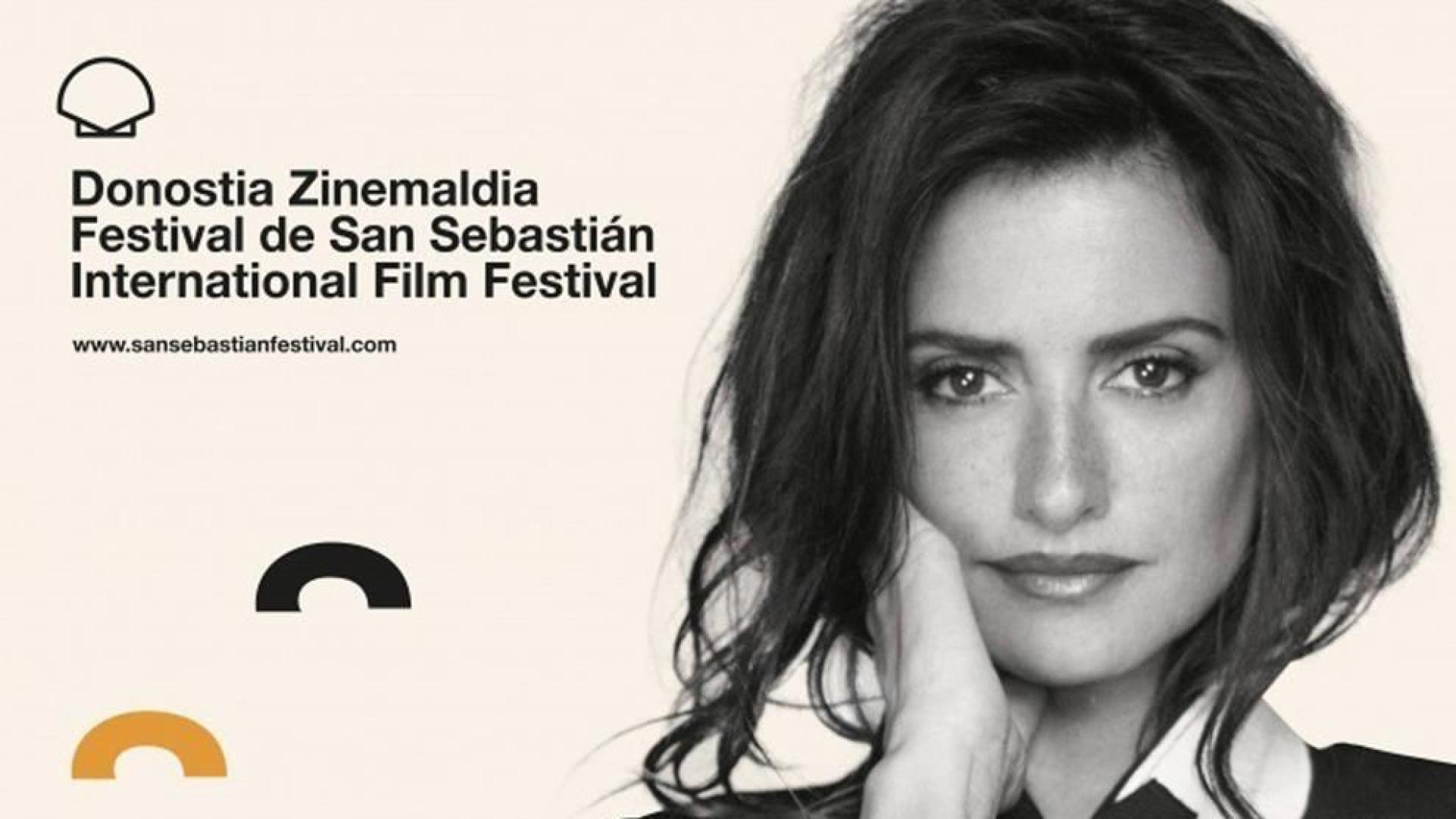 Penélope Cruz, premio Donostia y protagonista del cartel del 67 Festival de San Sebastián.