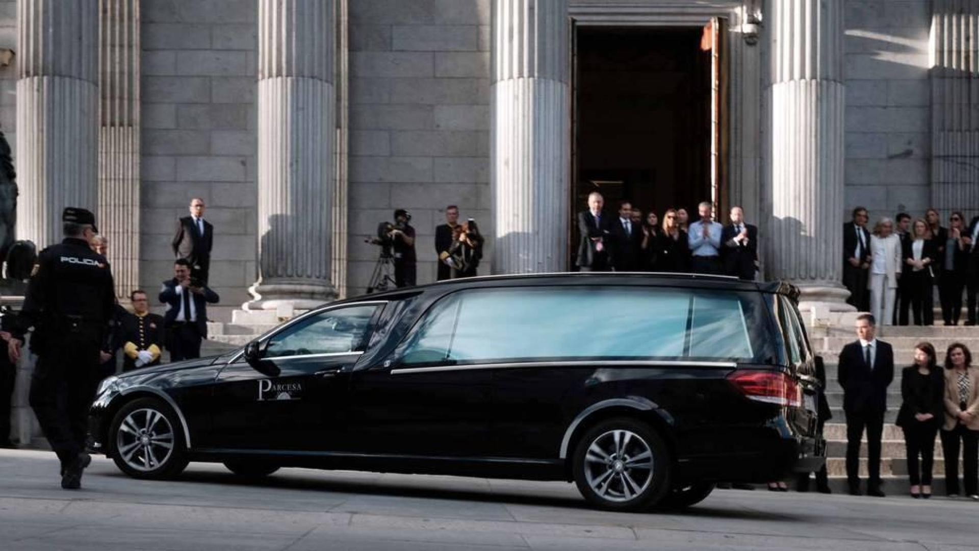 Fotos de la capilla ardiente de Alfredo Pérez Rubalcaba, celebrada este viernes en el Congreso de los Diputados