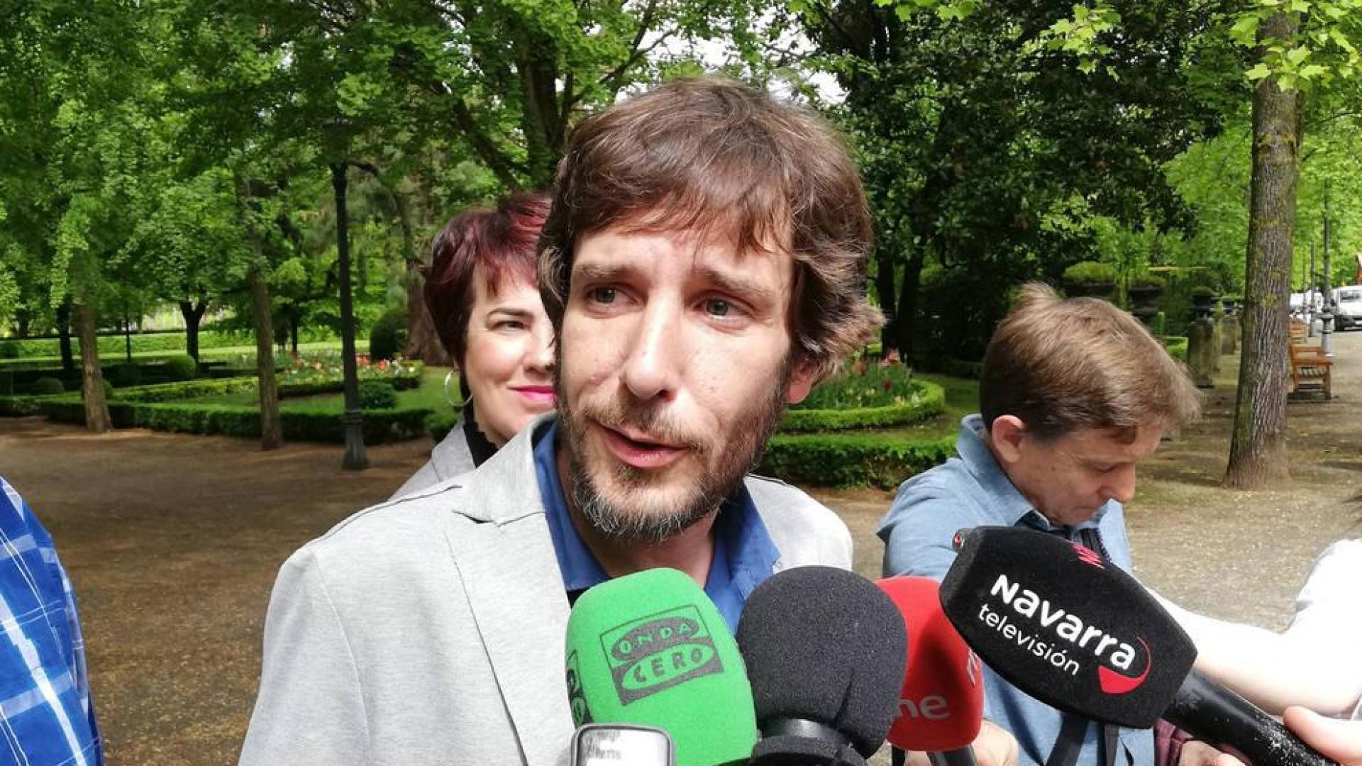 Mikel Buil, en la Taconera.