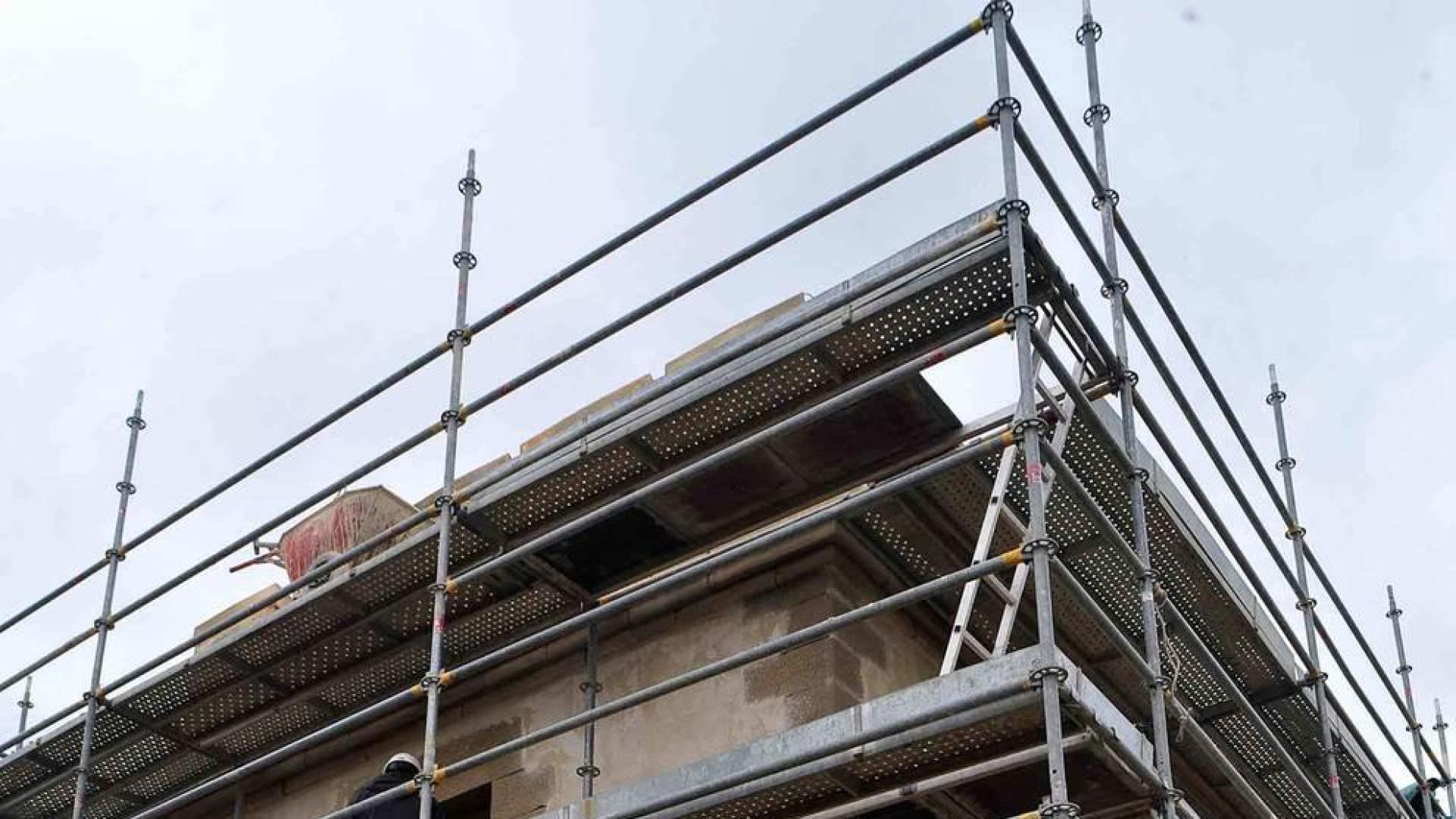 La restauración de la torre Beratxa de Tafalla encara su recta final