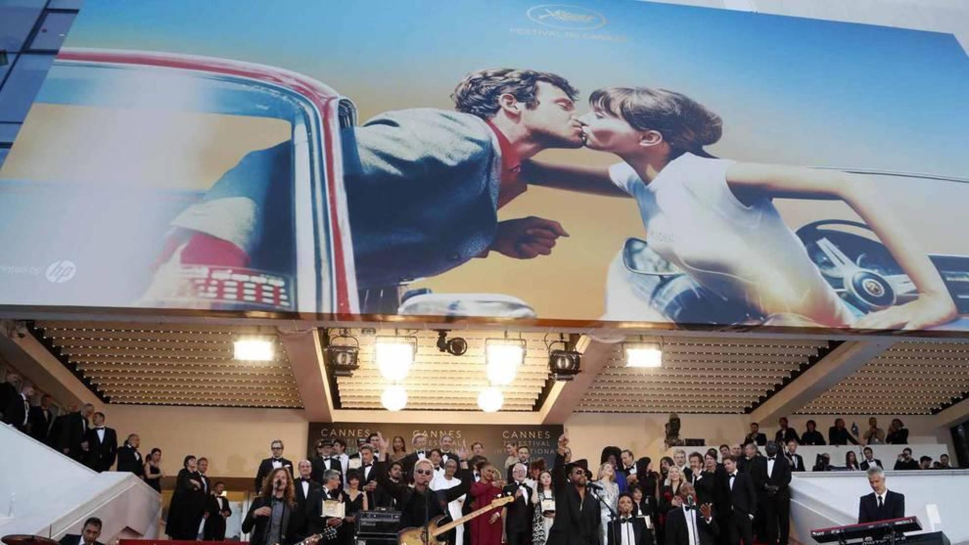 Varias fotos de los asistentes al fin del Fesival de Cannes de este año y de la ceremonia final