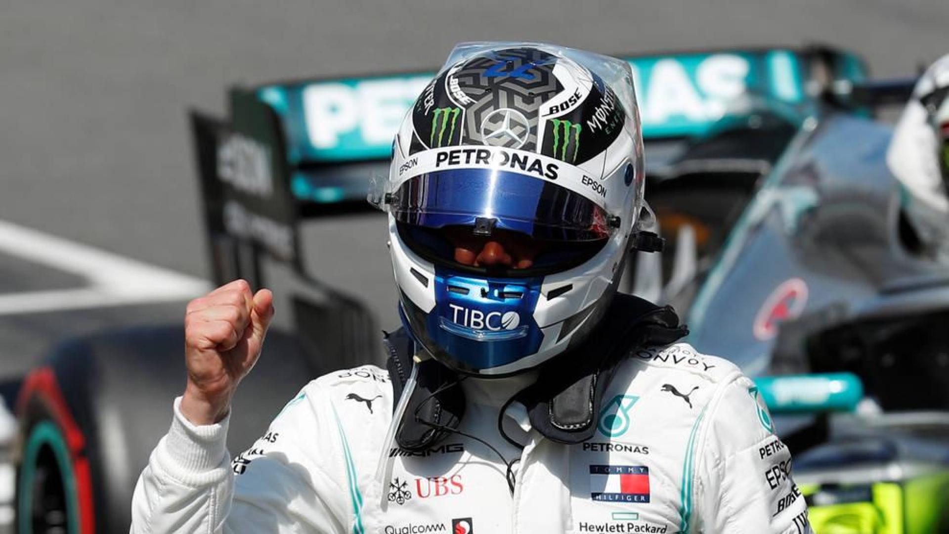 Bottas encabeza otra primera fila de Mercedes en Montmeló