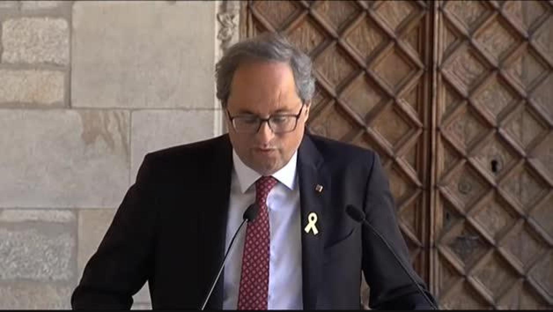 Torra acusa a la Junta Electoral Central de ser “parcial” tras declarar ante el TSJC