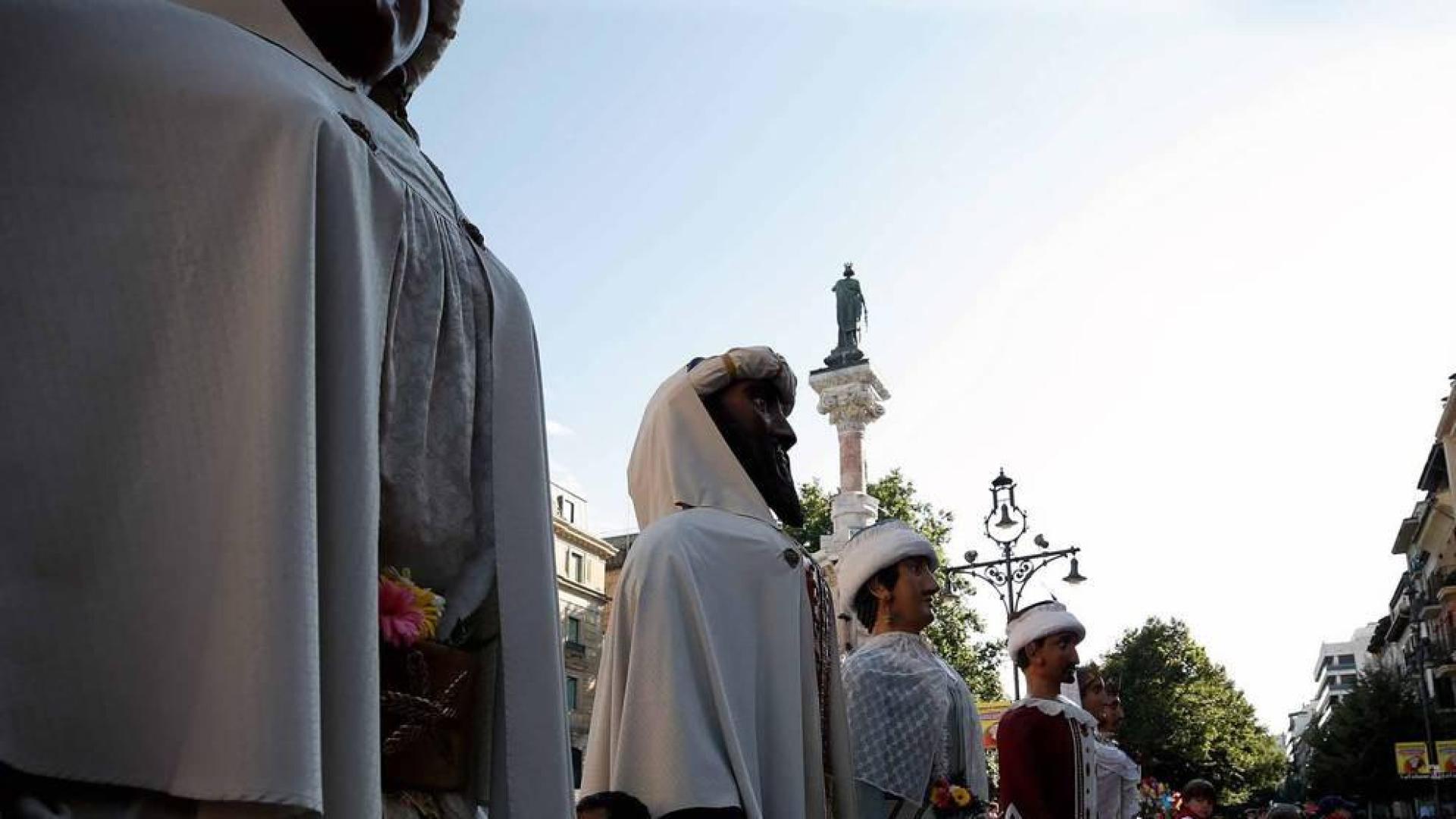 Recorrido del 6 de julio de 2018 de la Comparsa de Gigantes y Cabezudos de Pamplona