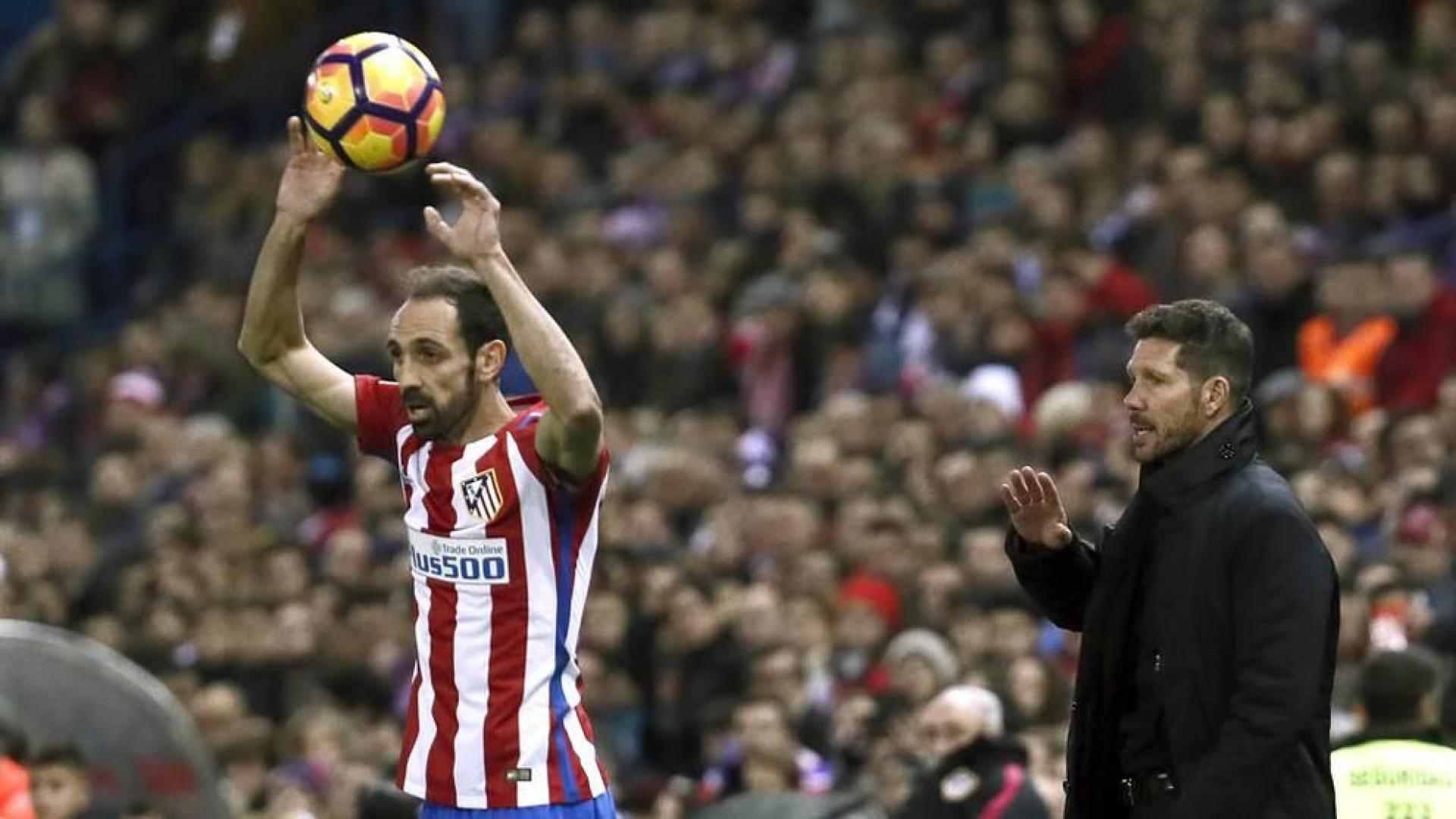 Juanfran rechaza la oferta de renovación del Atlético de Madrid