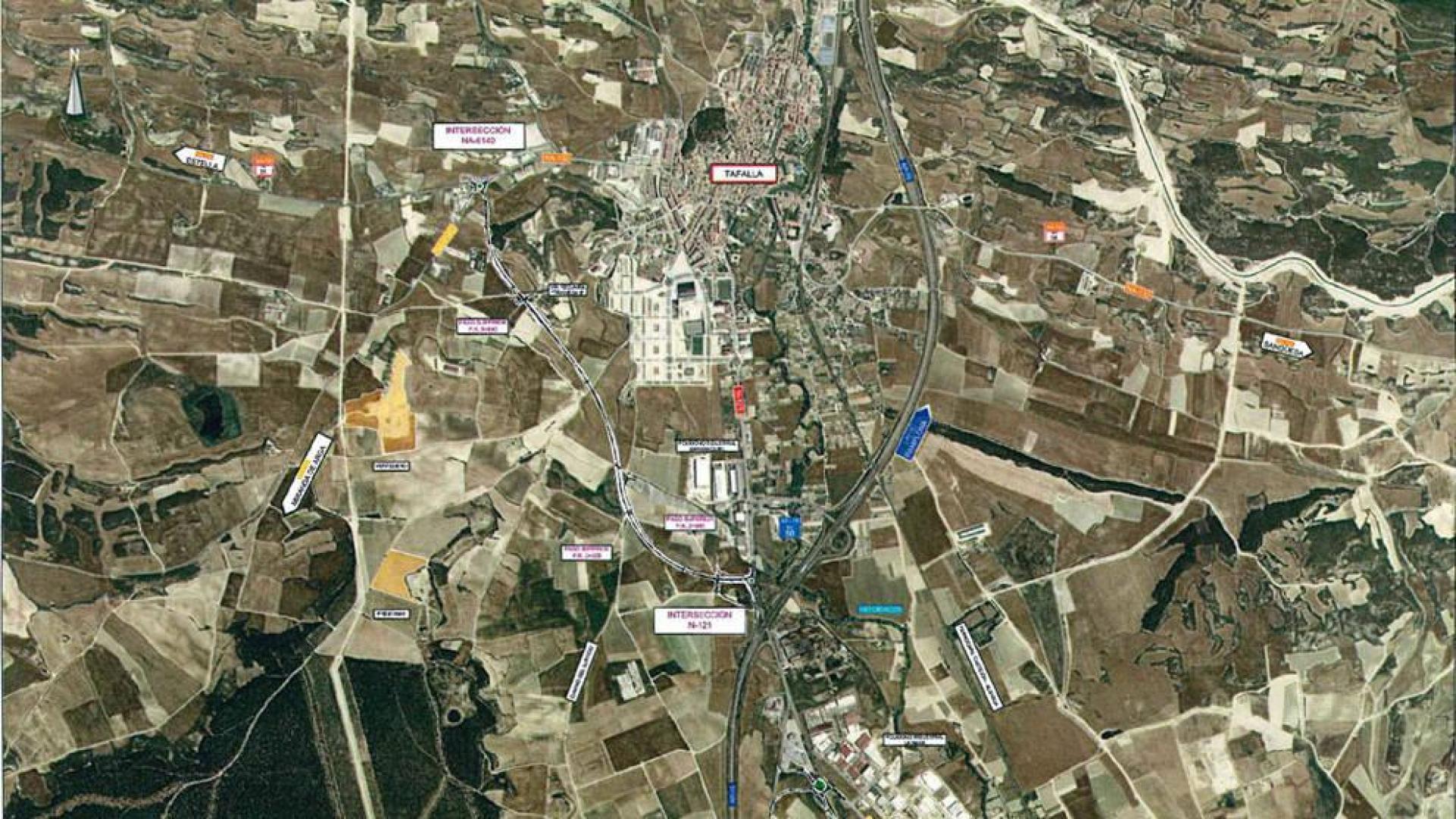 El Gobierno destina 11,3 millones para ejecutar la fase I de la variante sur de Tafalla