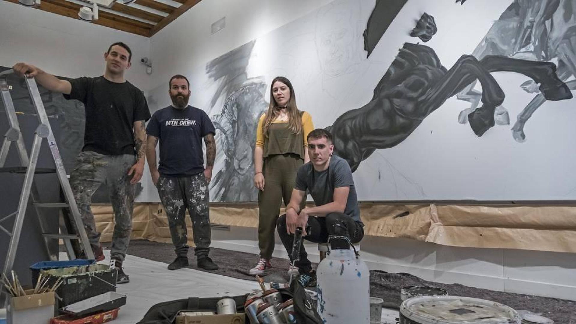 Estella enfoca las guerras carlistas desde el prisma del arte urbano