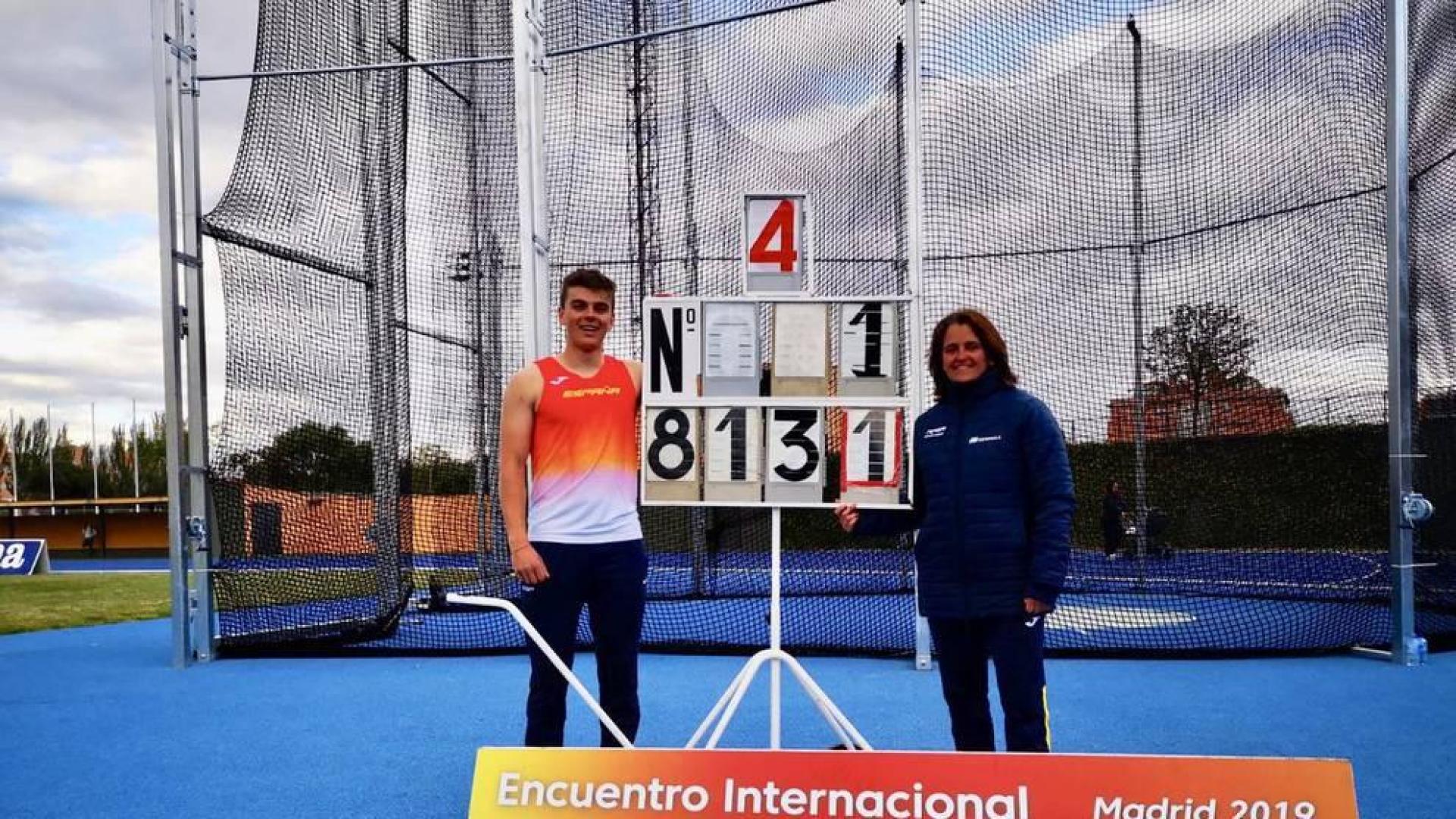 El navarro Manu Quijera bate el récord de España de jabalina con 81,31