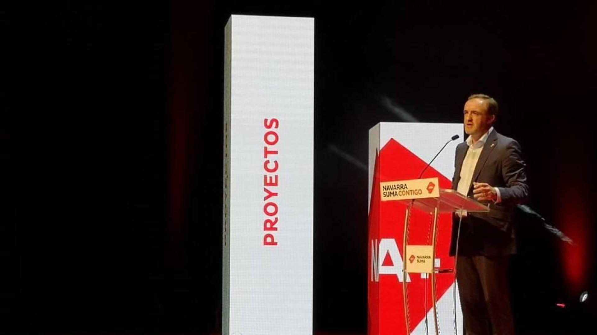 Esparza (NA+) descarta ceder la presidencia del Gobierno foral al PSN