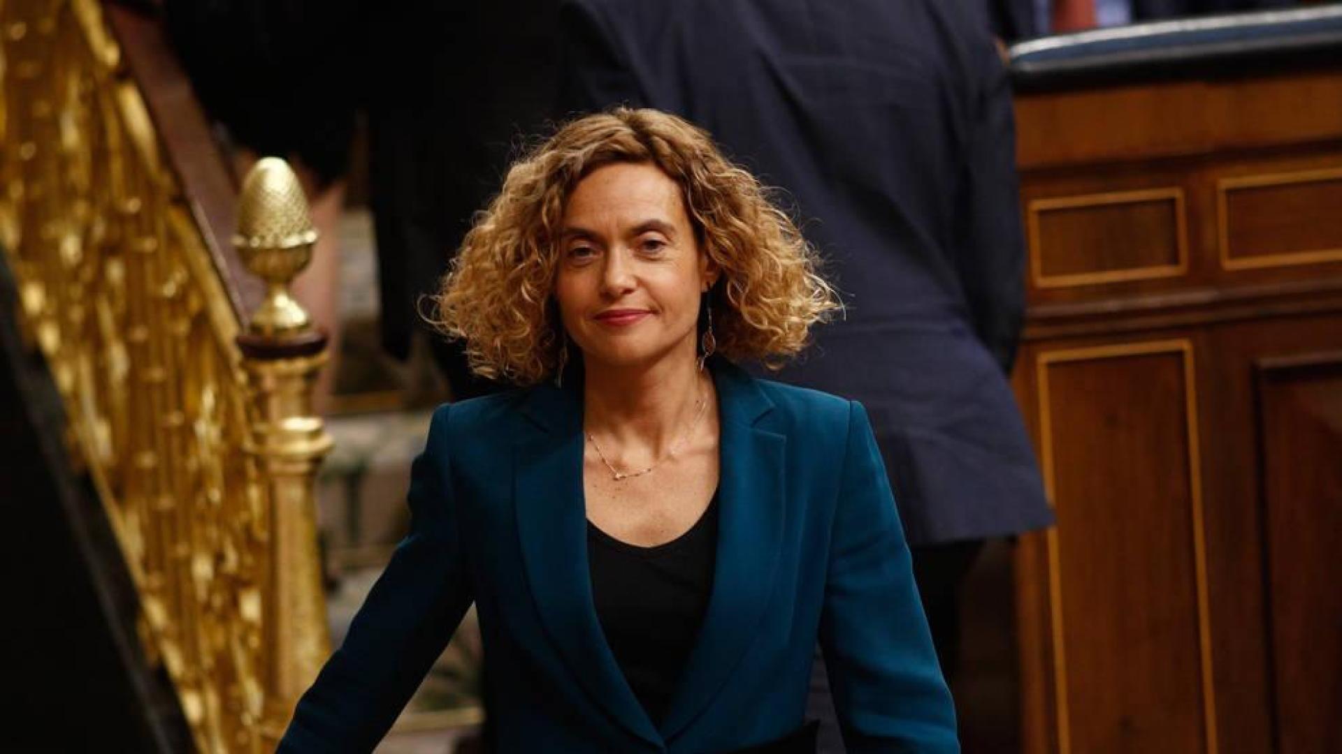 Meritxell Batet durante la sesión constitutiva del Congreso de los Diputados en la que ha sido elegida presidenta de la Cámara