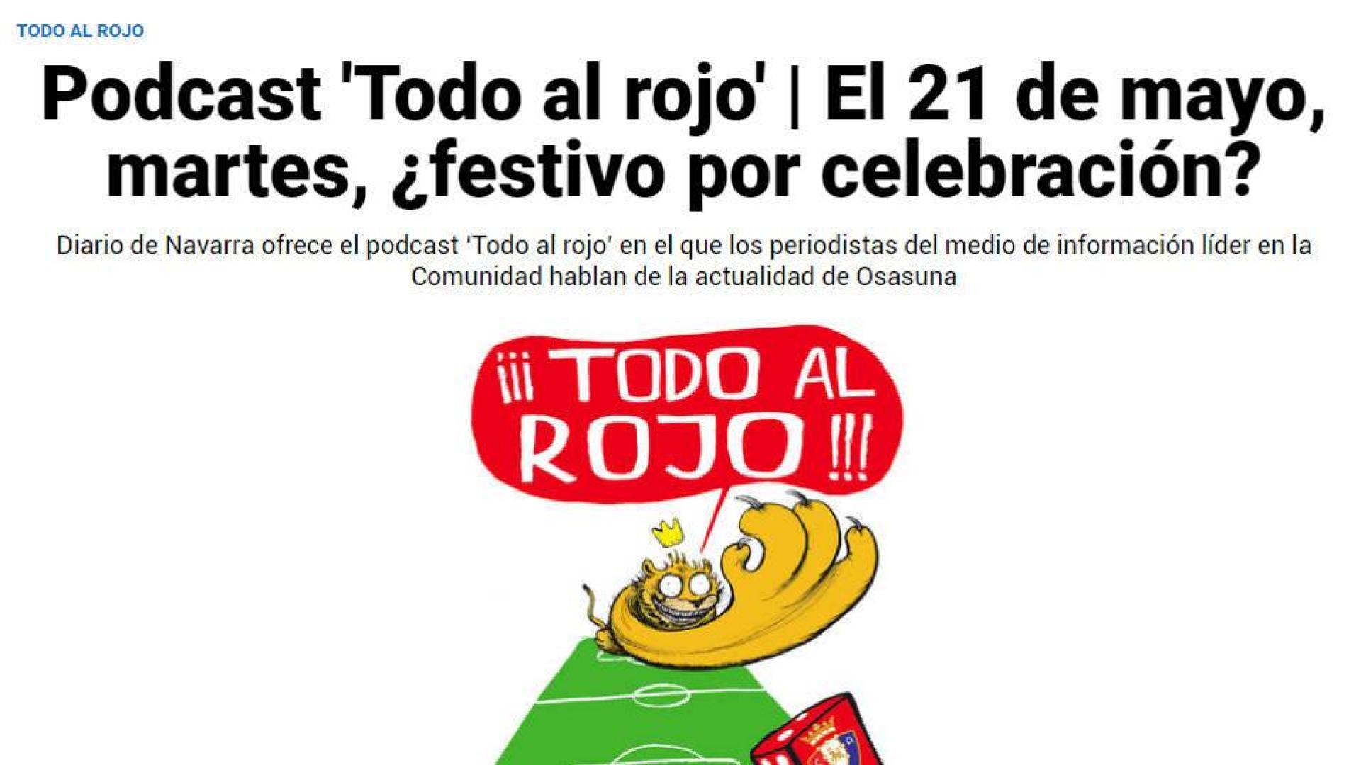 El podcast 'Todo al rojo' profetizó la fecha del ascenso