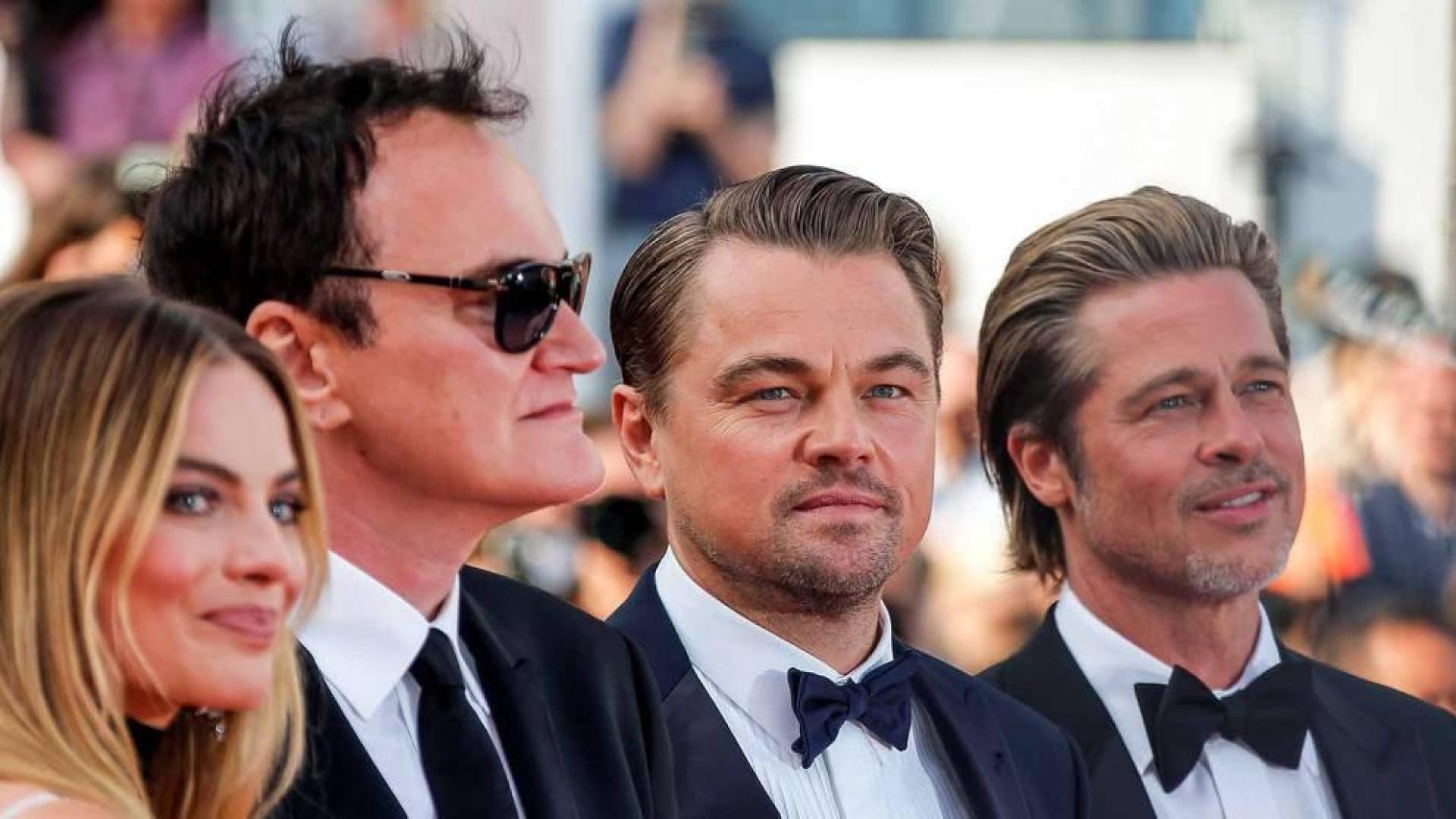 La atención estuvo puesta en los actores, que trabajaban juntos por primera vez en el filme de Tarantino