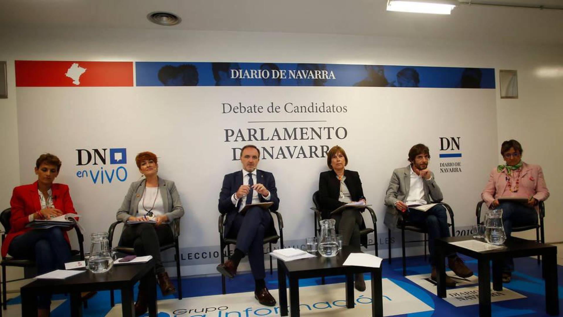 Chivite afirma que será presidenta, pero Esparza le avanza que NA+ no le votaría