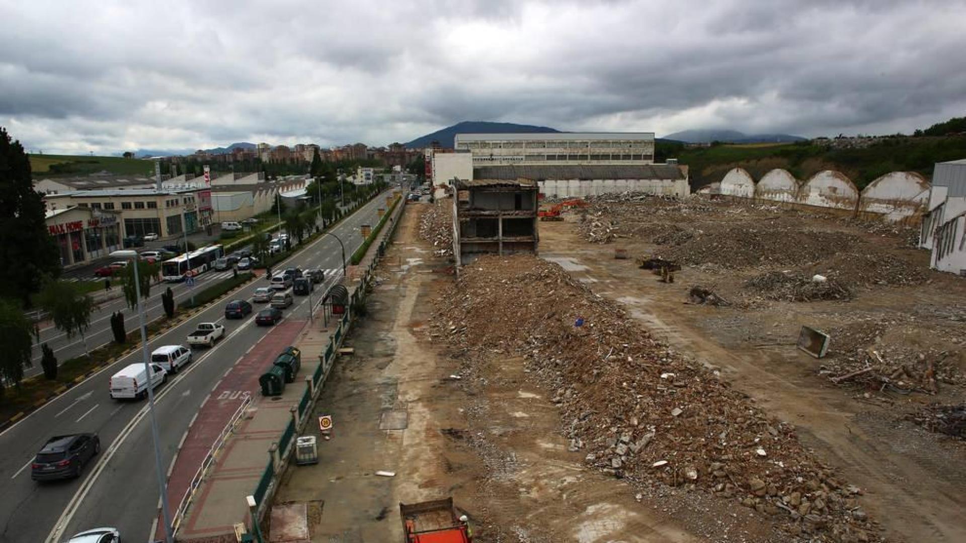 La antigua fábrica de Super Ser, reducida a escombros