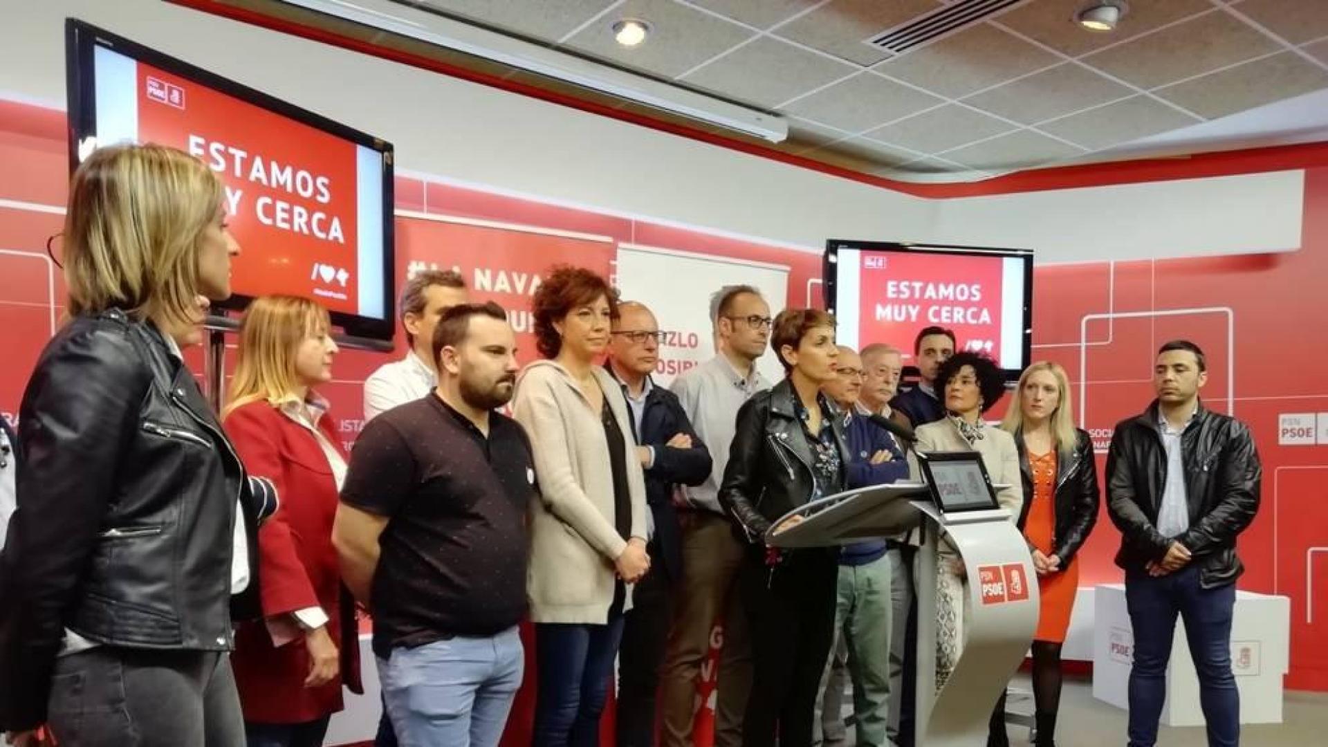 Chivite llama a votar el domingo porque "las derechas y los 'bildus' van siempre"
