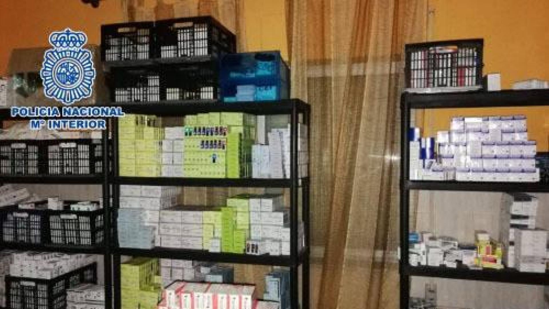 La Policía Nacional interviene 20 millones de dosis de medicinas ilegales