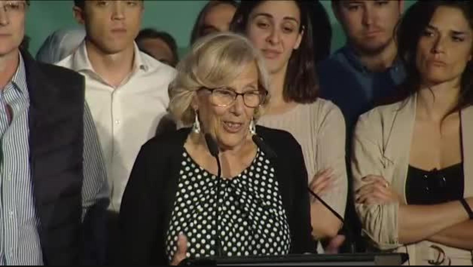 Carmena asume que no podrá ser alcaldesa de Madrid