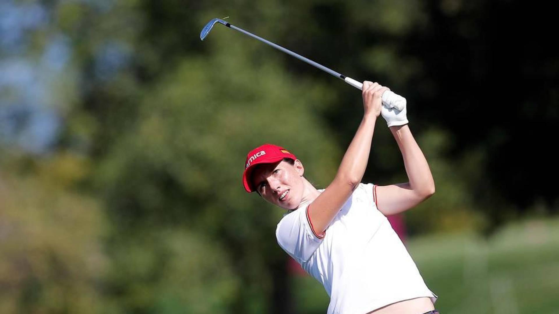 Carlota Ciganda, a un golpe de un cuarteto de líderes en el ecuador del torneo de Evian