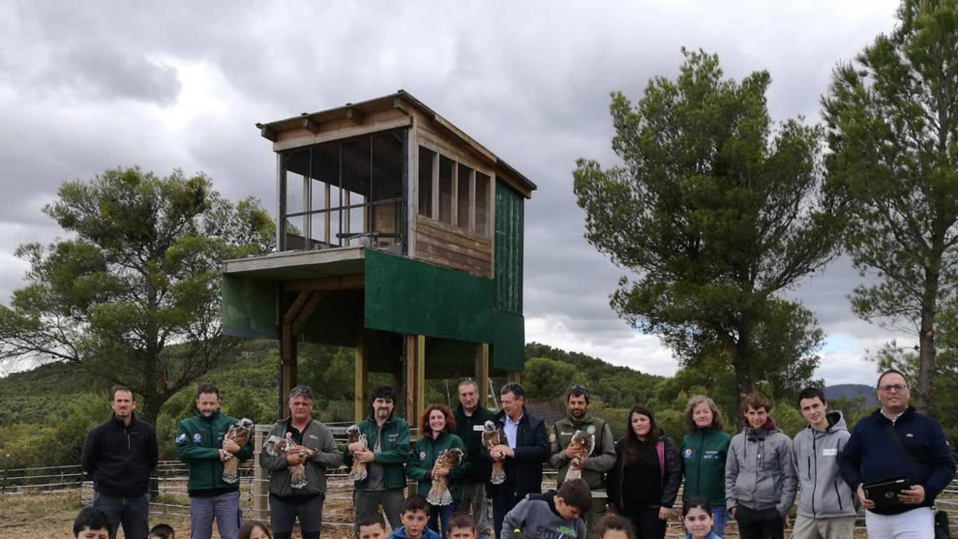 Seis nuevas águilas de Bonelli liberadas en Cáseda