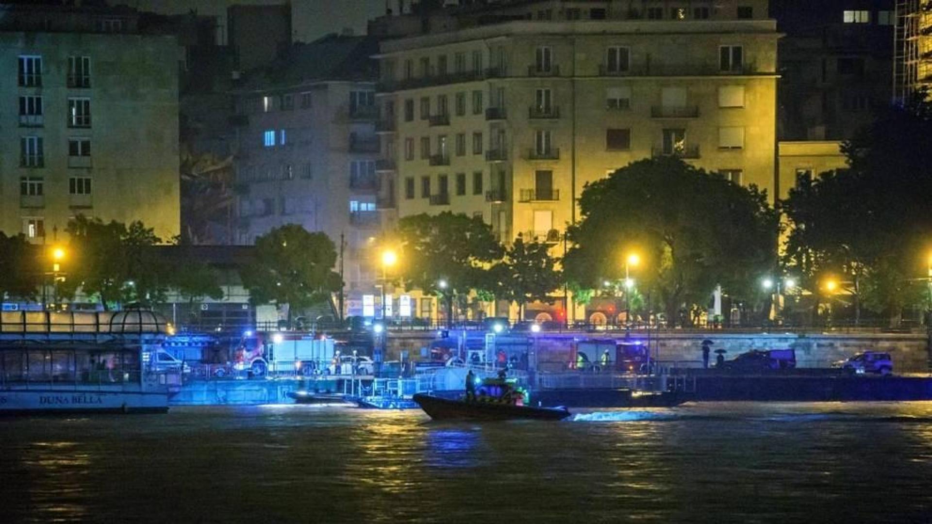 Al menos siete muertos por un naufragio en el Danubio a su paso por Budapest