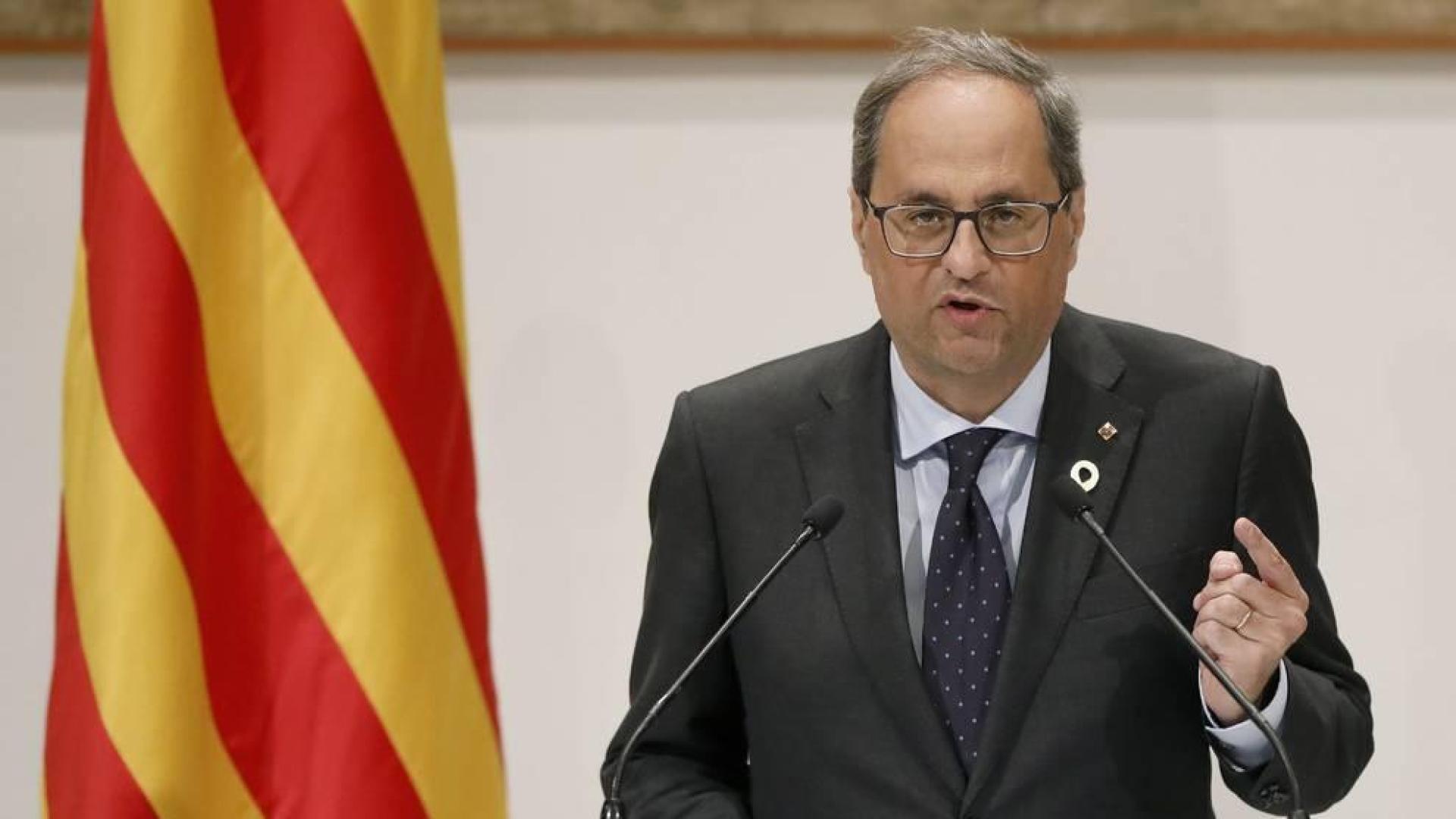 Los empresarios catalanes advierten a Torra: "La pérdida de poder empieza a notarse"